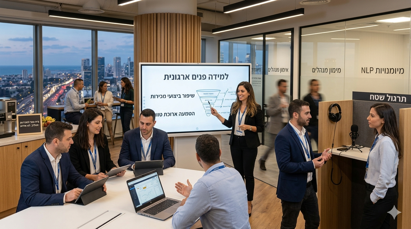הדרכת מכירה - צוות המכירות מבצע הדרכה במכירות.