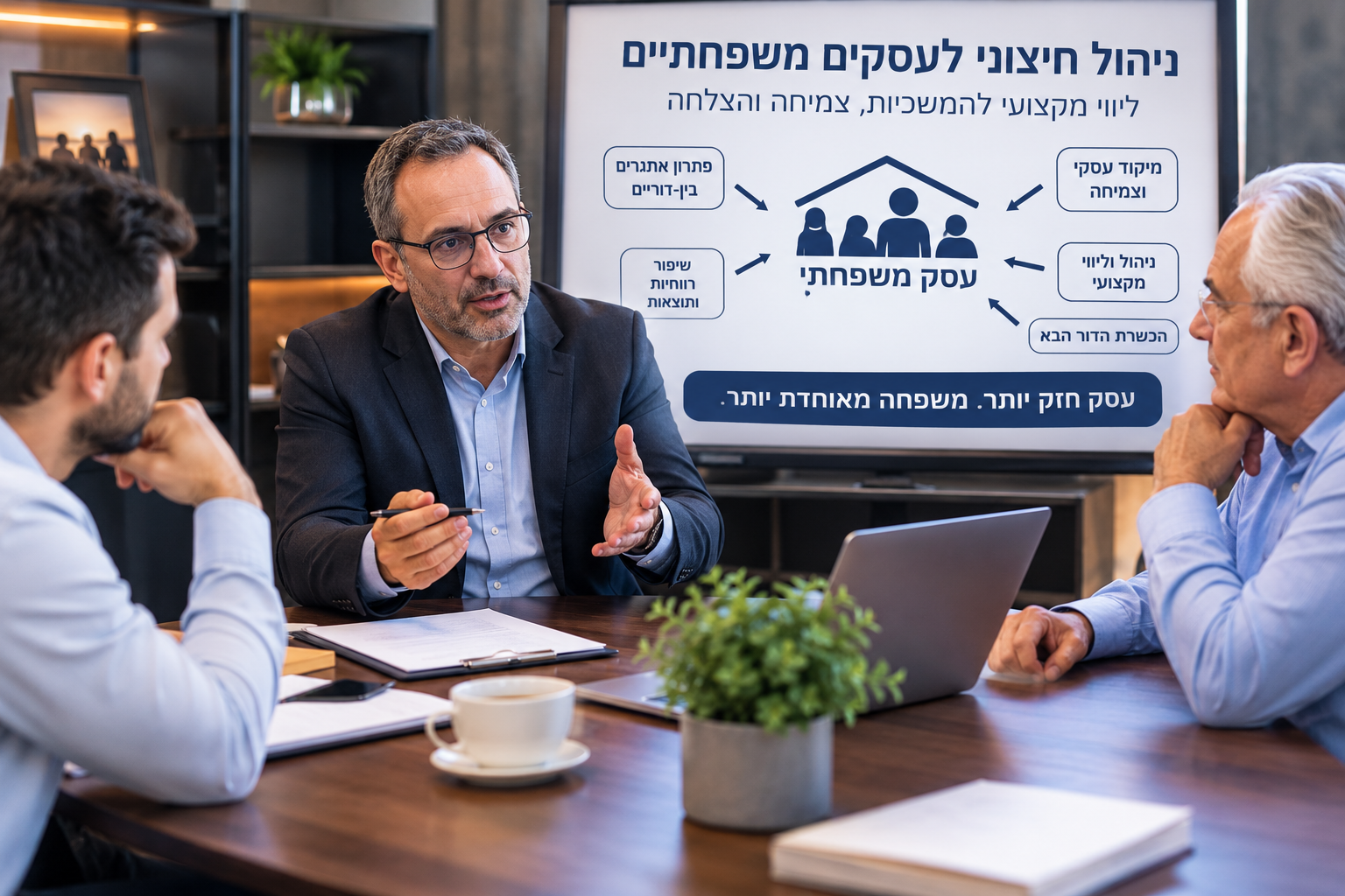 איך עובד ניהול חיצוני בעסק משפחתי?