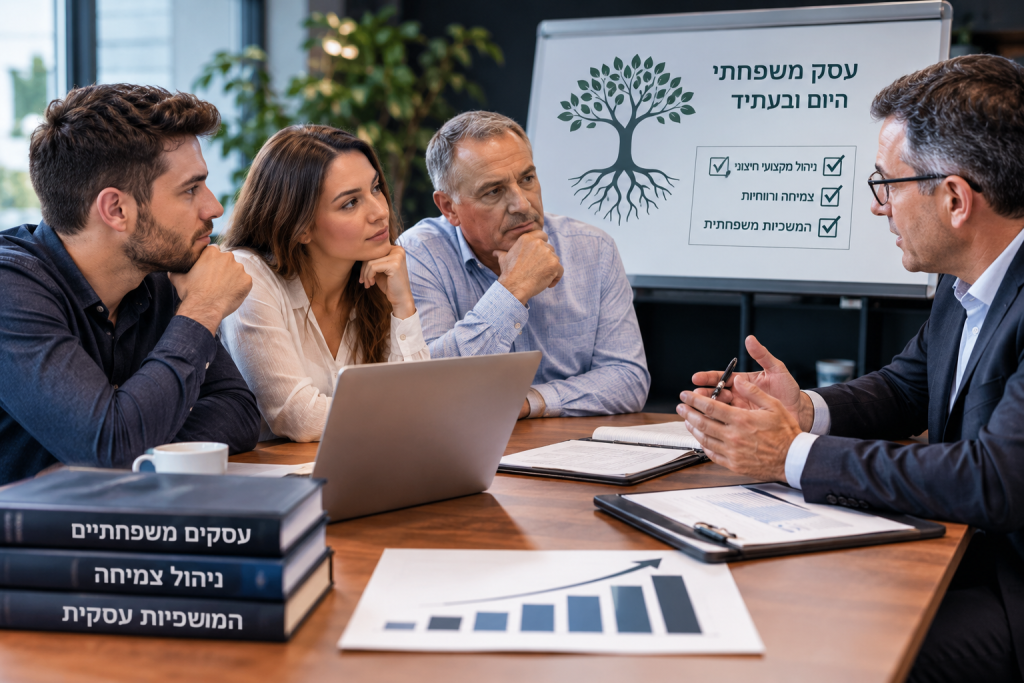 מנהל חיצוני מנסה לרתום את בני המשפחה לשינוי בניהול העסק